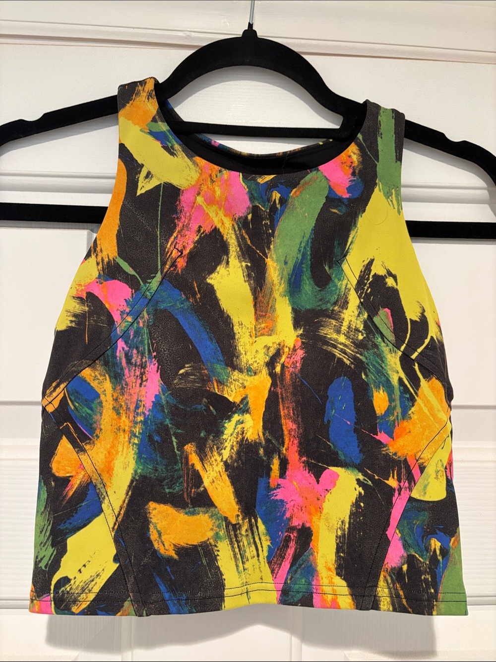 lululemon athletica Neon Abstract Brushstroke Tank Top